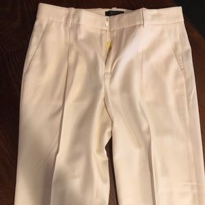 J Crew Super 120’s off white pant